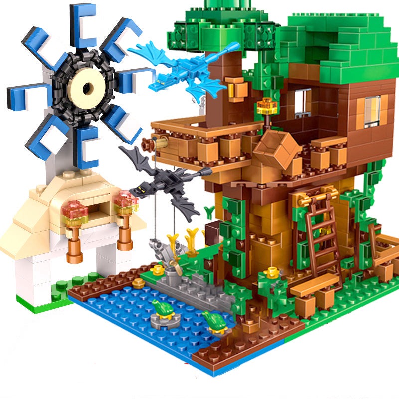 Minecraft Wassermühle Klemm-Baustein Set (468 Teile) kaufen