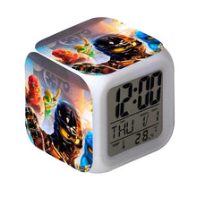 Lade das Bild in den Galerie-Viewer, Ninjago Wecker Digital Uhr mit Alarm Funktion, LED und Farbwechsel kaufen
