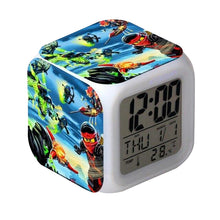 Lade das Bild in den Galerie-Viewer, Ninjago Wecker Digital Uhr mit Alarm Funktion, LED und Farbwechsel kaufen
