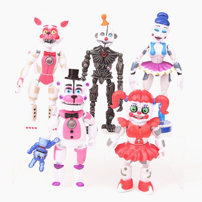 FNAF Five Nights At Freddys Freddy Figuren Set - Bonnie Foxy Fazbear Bear - 5 Figuren kaufen