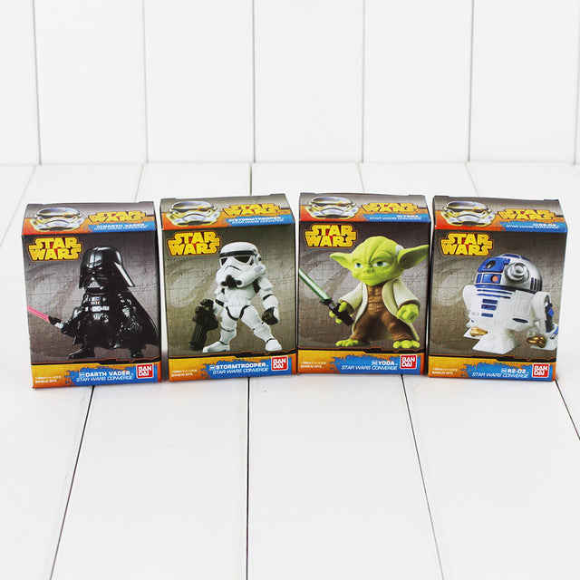 4er Set Star Wars Set mit Darth Vader, Yoda, R2-D2, Stormtrooper (ca. 4-6cm) kaufen