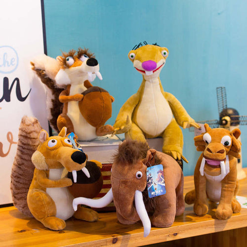 Ice Age Sid, Manfred, Diego, Scrat Stofftiere Kuscheltier kaufen