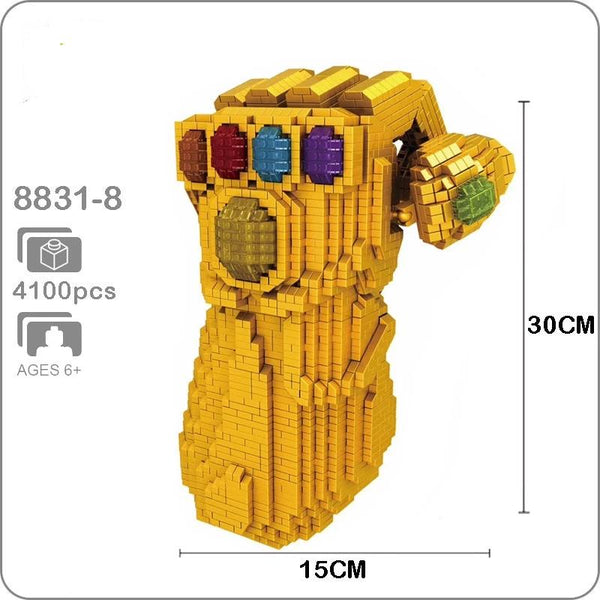 Avengers Thanos Infinity Gauntlet Handschuh Baustein Set – Game.toys