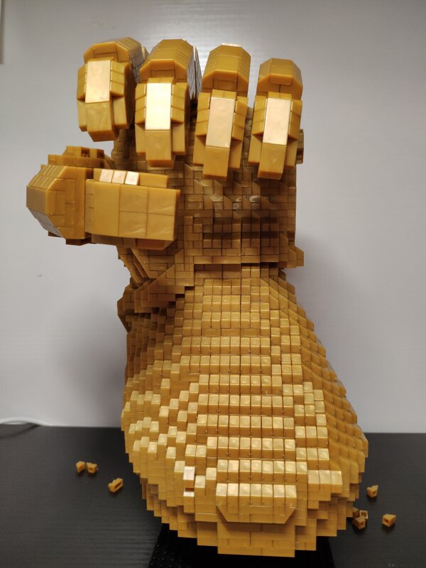 Avengers Thanos Infinity Gauntlet Handschuh Baustein Set – Game.toys
