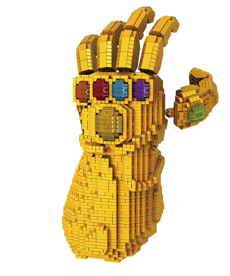 Avengers Thanos Infinity Gauntlet Handschuh Baustein Set