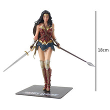 Lade das Bild in den Galerie-Viewer, 18cm Justice League The Flash Batman Superman Wonder Woman Statue Figuren kaufen
