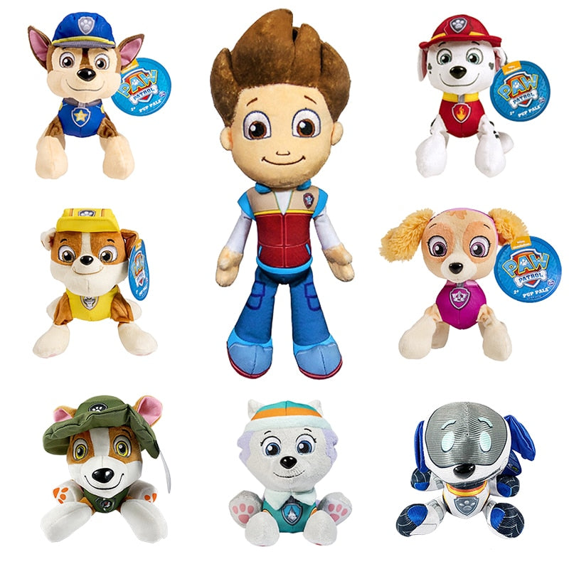 Paw Patrol Kuscheltiere - 12 bis 20cm - Chase, Ryder, Syke, Marshall uvm. kaufen