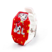 Lade das Bild in den Galerie-Viewer, Paw Patrol LED Armband Uhr für Kinder mit Marshall Motiv kaufen
