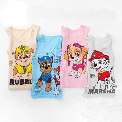 Paw Patrol Kinder Shirt (Armlos) - 2er Sets - verschiedene Motive kaufen