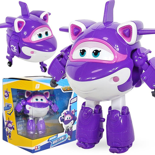 Super Wings Krystal Transforming Spielzeug Flugzeug Roboter kaufen