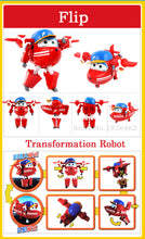 Lade das Bild in den Galerie-Viewer, Super Wings Flip Flugzeug Spielzeug Transformations Roboter kaufen
