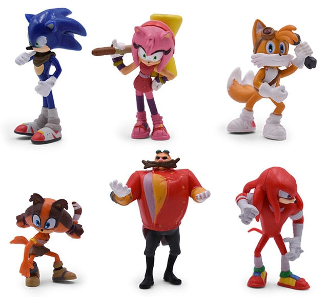 Sonic Figuren 6 Stk. Boom, Dr Eggman Shadow 4-7cm kaufen