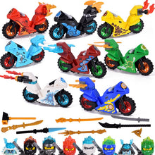 Lade das Bild in den Galerie-Viewer, Ninjago Motorräder Spielzeug Bausteine Set kaufen
