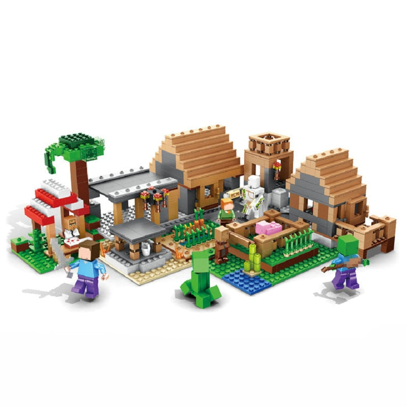 Minecraft Farm Dorf Bausteine Spielzeug Set 838 Teile kaufen