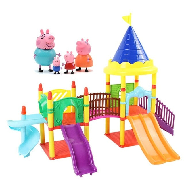 Peppa Wutz Spielzeug - Familie mit Spielplatz kaufen
