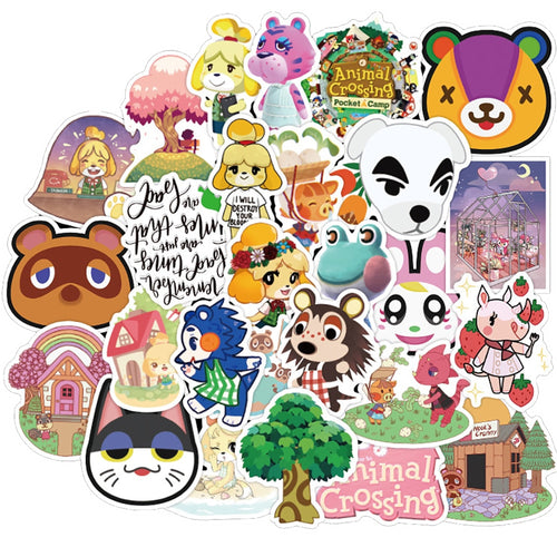 50 Stk. Animal Crossing Sticker - Aufkleber kaufen