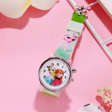 Lade das Bild in den Galerie-Viewer, Frozen Die Eiskönigin Elsa, Anna Armbanduhr für Kinder Uhr kaufen
