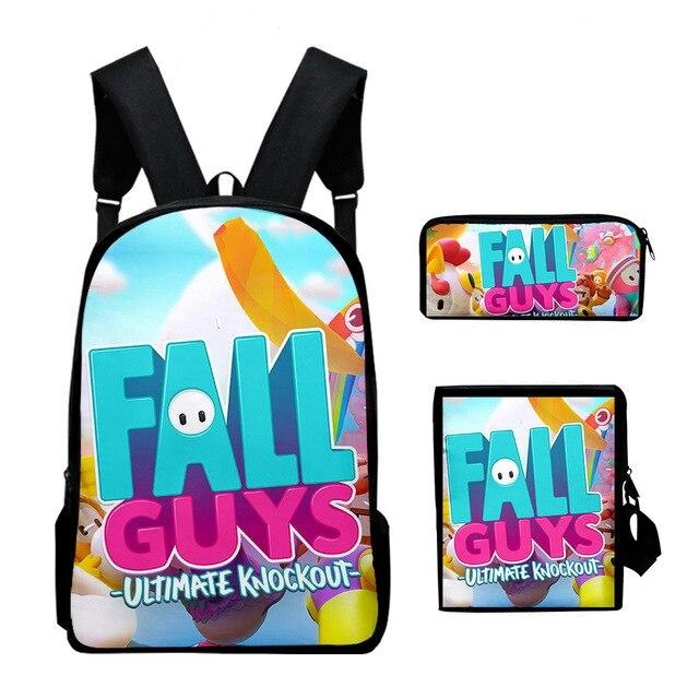 Fall Guys Kinder Rucksack Set mit Federmappe und Tasche kaufen