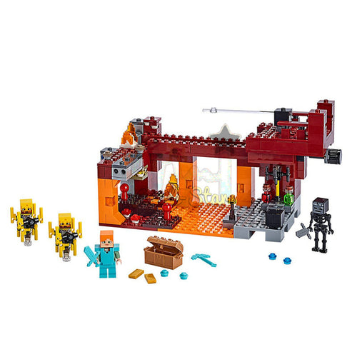 Blaze Bridge Minecraft Baustein Spielzeug Set 372 Teile kaufen