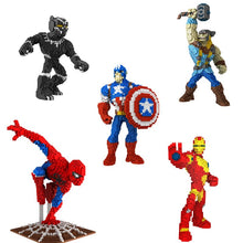 Lade das Bild in den Galerie-Viewer, Marvel Hero Avengers Black Panther Baustein Figur kaufen

