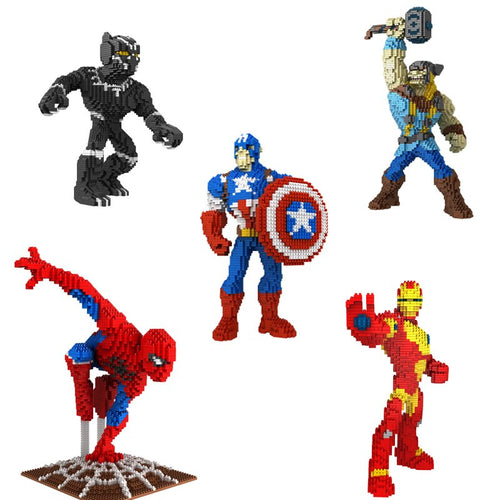 Marvel Hero Avengers Black Panther Baustein Figur kaufen