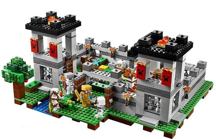 Die Festung Minecraft Baustein Spielzeug Set 984 Teile kaufen