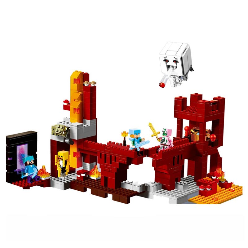 Nether Wither Festung Minecraft Bausteine Spielzeug Set 571 Teile kaufen