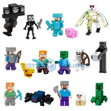 Lade das Bild in den Galerie-Viewer, Minecraft Mini Baustein Figuren - Blacksmith Dragon Slayer Spielzeug kaufen
