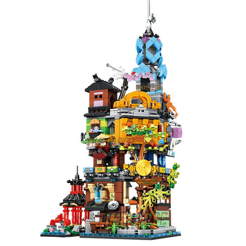 Ninjago - Die Gärten von Tempel der Airjitzus Ninjago City Baustein Set (1661 Teile) kaufen