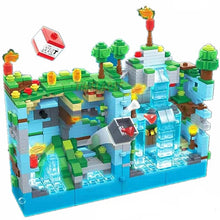 Lade das Bild in den Galerie-Viewer, Minecraft Unterwasser Schatten Stadt Baustein Set (922 Teile) kaufen
