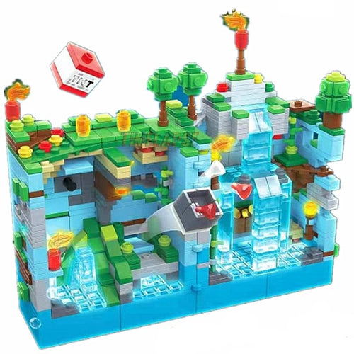 Minecraft Unterwasser Schatten Stadt Baustein Set (922 Teile) kaufen