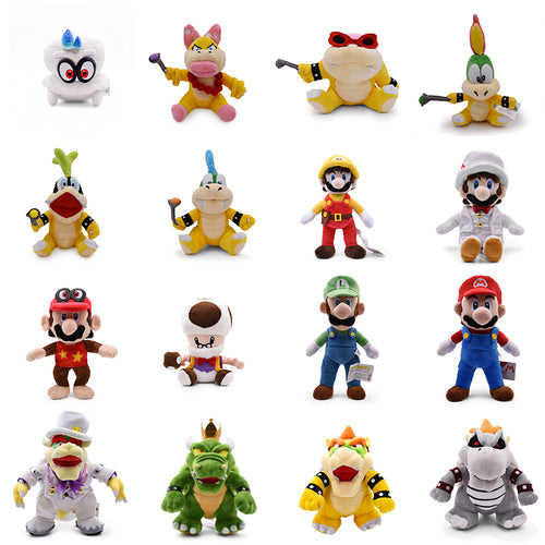 Super Mario Plüsch: Roy Bully Lemmy Wendy Larry Morton Lggy Ludwig Koopa Bowser Koopalings kaufen