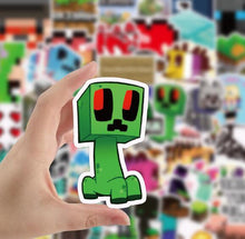 Lade das Bild in den Galerie-Viewer, 100 Stk. Minecraft Aufkleber / Sticker - viele Motive kaufen
