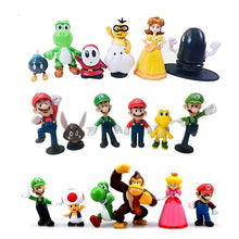 Lade das Bild in den Galerie-Viewer, Super Mario Bros Figuren (ca. 3-7cm) (6er oder 18er Set) kaufen
