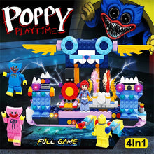 Lade das Bild in den Galerie-Viewer, Huggy Wuggy Poppy Playtime 4-in-1 Klemm-Baustein Spielzeug kaufen
