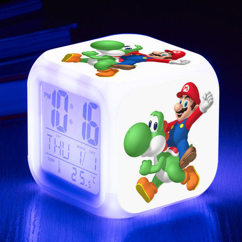 Super Mario, Yoshi, Luigi, Wario etc. Wecker Digital Uhr Wecker mit Alarm kaufen