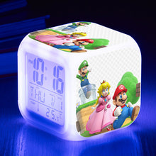 Lade das Bild in den Galerie-Viewer, Super Mario, Yoshi, Luigi, Wario etc. Wecker Digital Uhr Wecker mit Alarm kaufen
