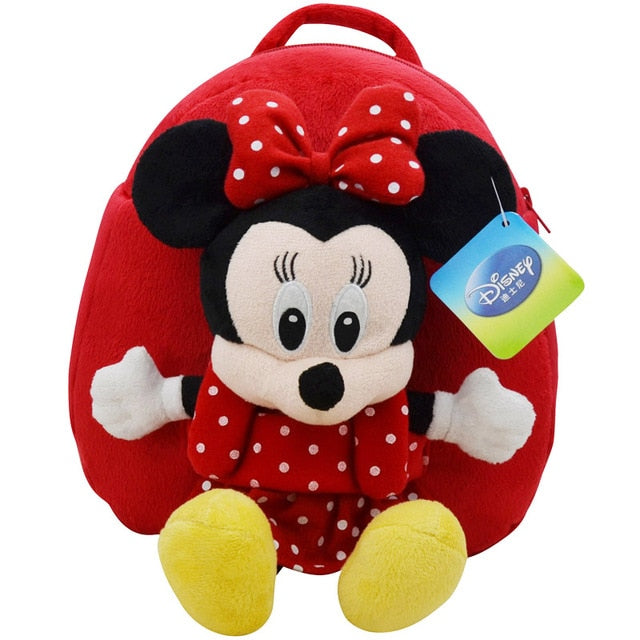 Winnie Pooh, Mickey Maus oder Minnie Rucksack mit Plüsch Figur kaufen