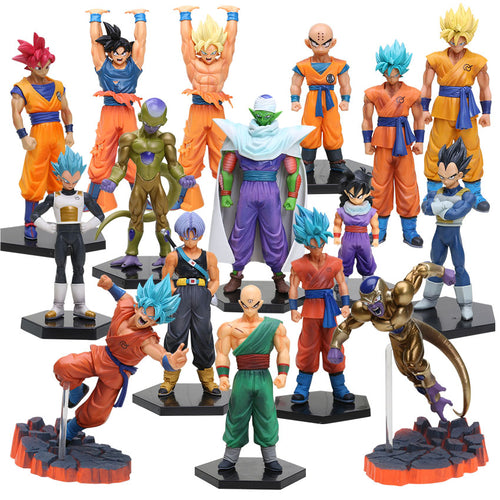 Dragon Ball Z DXF Figuren Trunks Vegeta Super Saiyan God Son Gokou Freeza Kuririn (ca. 10-26cm) kaufen