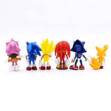 Lade das Bild in den Galerie-Viewer, Set mit 6 Stk. Sonic Figuren (ca. 7cm) kaufen
