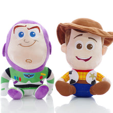 Lade das Bild in den Galerie-Viewer, 2er Set Toy Story Woody Buzz Stofftiere (ca. 20cm) kaufen
