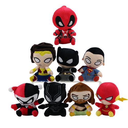 Justice League Plüsch Superhelden (ca. 12-14cm) - Superman Batman Wonder Woman Aquaman The Flash kaufen