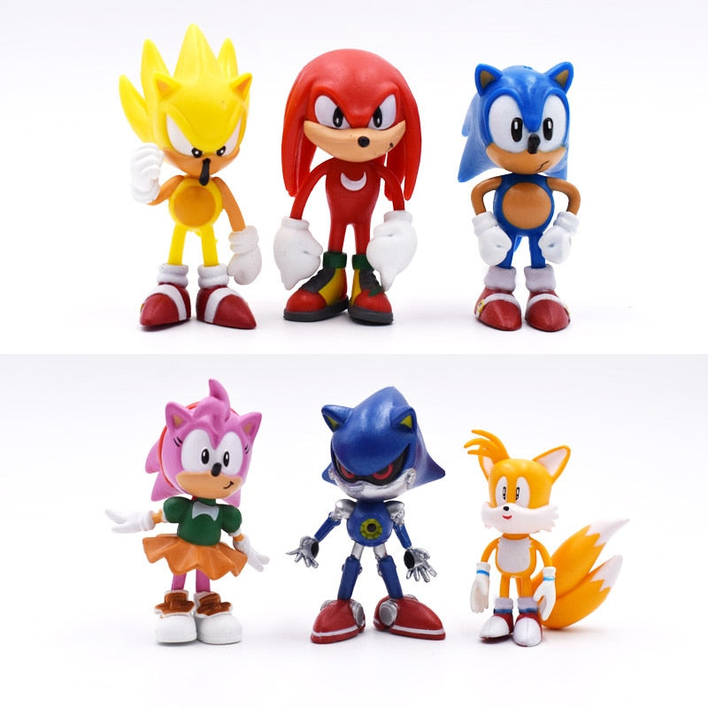Set mit 6 Stk. Sonic Figuren (ca. 7cm) kaufen