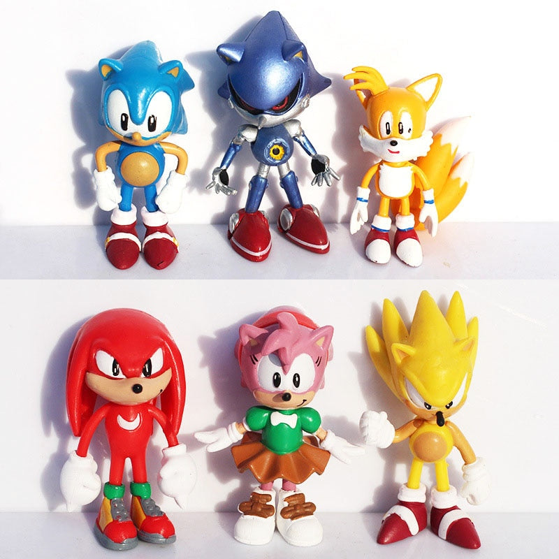 Sonic the Hedgehog, Sonic der Igel Figuren Set mit 6x Sonic kaufen