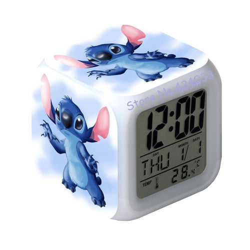 Lilo & Stitch Digital Uhr Digitaler Wecker mit Farbwechsel Effekt kaufen