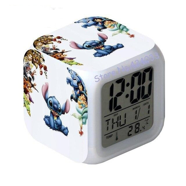 Lilo & Stitch Digital Uhr Digitaler Wecker mit Farbwechsel Effekt kaufen