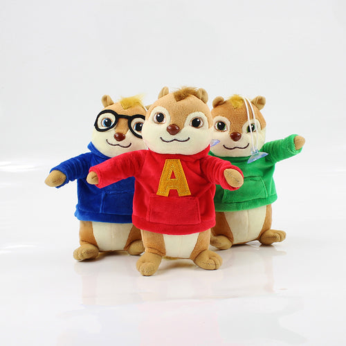 Alvin und die Chipmunks Plüschtiere - 3er Set (ca. 20cm) kaufen