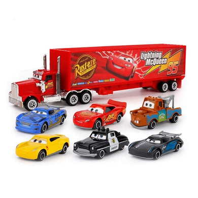 7er Set Cars Lightning McQueen Jackson Storm Cruz Mater Mack Uncle Truck kaufen